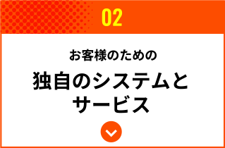 お客様のための独自のシステムとサービス