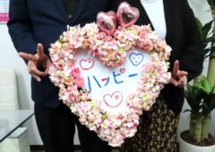 やっと結婚が決まって今はホッとしています💕 人気のお二人のご成婚です(^O^)／