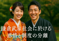 恋愛と結婚の二重構造〜鎌倉武家社会に於ける感情と制度の分離