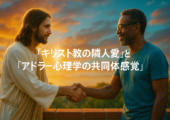 キリスト教の隣人愛がアドラー心理学の共同体感覚を育む