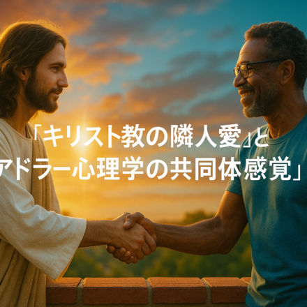 キリスト教の隣人愛がアドラー心理学の共同体感覚を育む